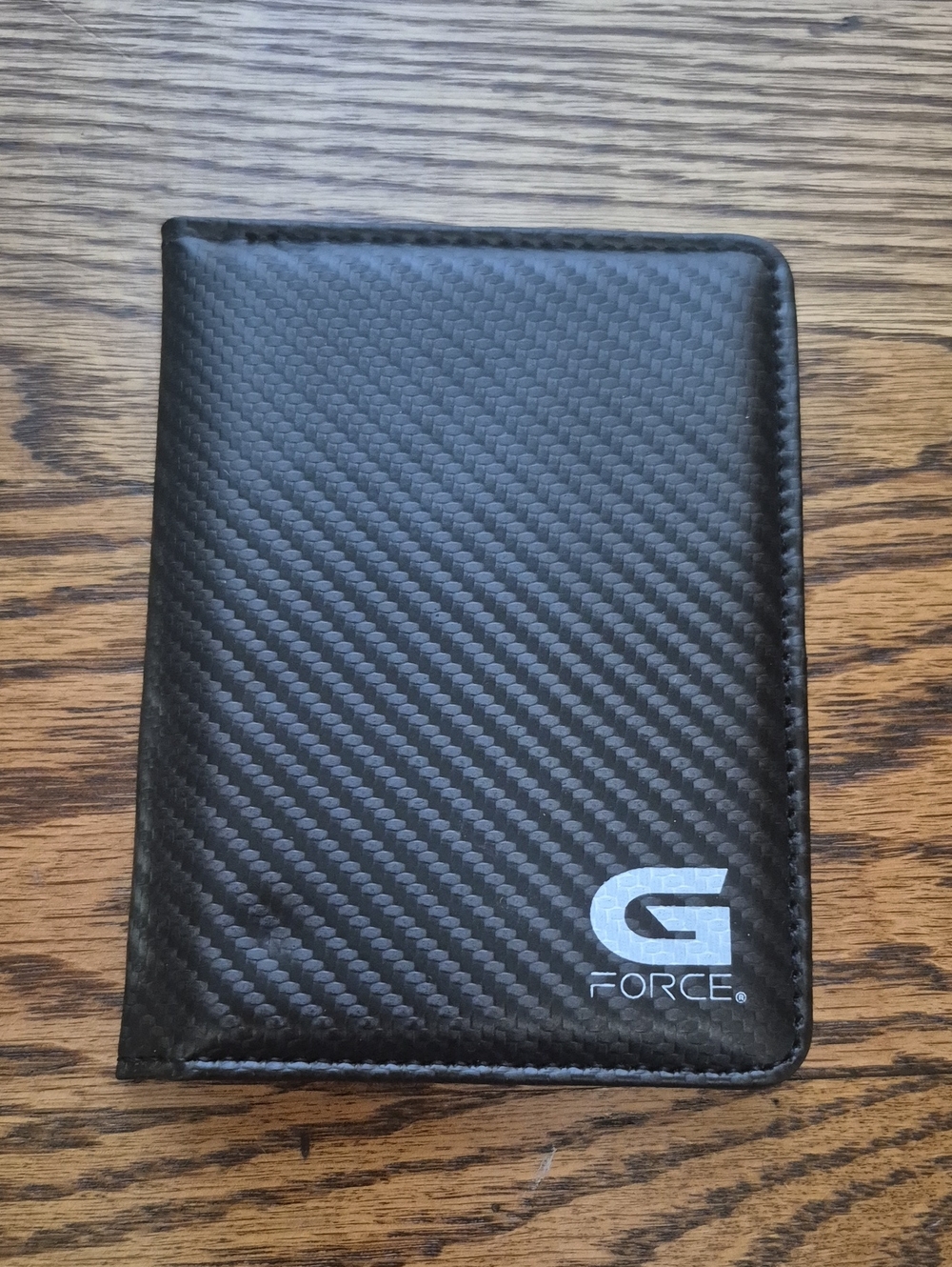 G-Force Black Carbon Fiber RFID Passport Holder